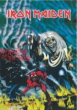 Iron Maiden Number Of The Beast large fabric poster / flag 1100mm x 700mm (hr)  