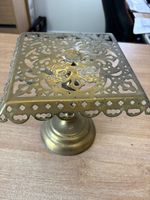 Victorian Brass Trivet Stand Fireside Kettle Pot Planter Holder Old Antique