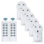 Wireless Remote Control Sockets Programmable Electrical Lights Power Strips 30m