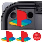 PLAYSTATION PS5 CLASSIC RETRO LOGO DECAL VINYL x 2 / Original Pro Slim