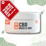 CBD Asylum Muscle Rub 100ml with 1000mg to 5000mg CBD Strength