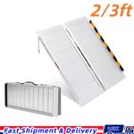 61cm/91cm x 74 cm Ramp Aluminum Folding Mobility Scooter Wheelchair Threshold
