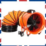 250mm/300mm 5m/10m Dust Extractor Fan Ducting Workshop Fume Blower Ventilation