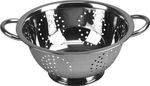 STAINLESS STEEL COLANDER 34cm-40cm PASTA STRAINER/RICE DRAINER/VEGETABLES handle