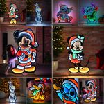 Disney LED Infinity Mirror Light Up Figure Indoor Outdoor Christmas Characters