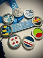 (RARE) Abbott World Marathon Medal Set Chicago NYC Sydney (…) Includes 🎁