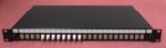 1U 19" 24 Loaded LC Duplex Multimode Adapter Rackmount Fibre Patch Panel Black