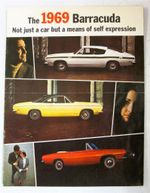 PLYMOUTH Barracuda Car Sales Brochure LF USA 1969 #PB-69-E