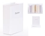  6'' x 4'' Slipin Photo Album Holds 120 Photos Photography Storage - WHITE