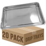 Stainless Steel Drip Tray DIY Oil Floor Contamination 60cm x 40cm x 48mm Garage