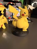 Custom "Thicc Pikachu" Figure / Display Model – Funny Collectible Desktop Statue