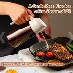 YARRAMATE 2x16oz/470ml Light-Blocking Dark Oil Sprayer for Cooking, 2-in-1 Olive