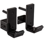 GM3 Standard Weightlifting J-Cups Barbell Hooks Pair UHMW Bar for Gym Power Rack
