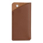 Leather Knife Sheath 4.72" x 2.36" Pocket Knife Sheath for Belt, Brown