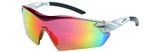 MSA Racer Eyewear Spectacle's, Red, Rainbow Mirror, Sight-Gard Coating - (12pcs)