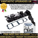 FOR PEUGEOT PARTNER, EXPERT / CITROEN BERLINGO 1.6 HDi 8V ROCKER COVER & GASKET