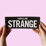 Doors inpired Bumper Sticker! People Are Strange, Days,  Jim Morrison, laptop