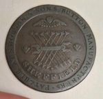 1812 Payable At S Hobson & Sons, Button Manufacturers Sheffield One Penny Token