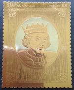 Staffa 1977 Stephen 23k gold foil MNH stamp