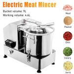 Large 9L Commercial Electric Meat Mincer Vegetable Food Processor 2470RPM UK