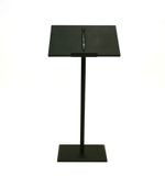Black Metal Lectern, Podium, Front of House Menu Holder, Lecterns