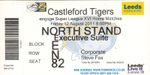 Ticket - Leeds Rhinos v Castleford Tigers 12.08.2011