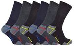 Sock Snob - Mens Cotton Rich Black Heavy Duty Ultimate Work Socks for Boots