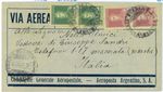 aa3050 - ARGENTINA - POSTAL HISTORY -  AIRMAIL COVER to ITALY  Aeropostale  1931