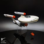 USS Enterprise Display Stand designed for Dinky 358 | GHOST STANDS®