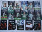 CELTIC FOOTBALL PROGRAMMES x17 2025 2026 SEASON SPL & EUROPA LEAGUE & TICKET