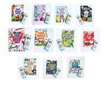 1-100 kids mini A6 colouring book with set of 4 colouring pencils loot/party bag