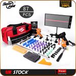 PDR Car Paintless Kit Dent Puller Lifter Repair Removal Hail Glue Gun Tool LED