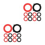 160Pcs Weather Resistant Rubber Washers for Garden Hose and Shower Hose Repairs
