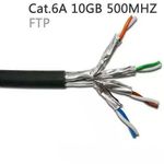 External SHIELDED CAT6A Outdoor Burial Use COPPER Ethernet Cable FTP Reel Lot UK