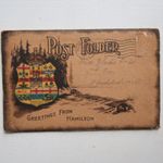 Vintage Hamilton Ontario Postcard Folder Coat of Arms Souvenir Ephemera