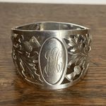 Scottish Thistle Silver Napkin Ring Early 1907 Birmingham Silver