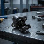 3-Pin Trailer Connector Easy-Grip 3-Pin Trailer Plug Weather-Resistant Compact