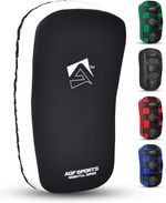 AQF Thai Pads Curved Muay Thai Kickboxing Strike Shield MMA Karate Training