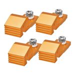 4-Piece Aluminum Clamping Fixture Set for Stable Hold Down in Engraving Tasks