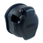 Maypole 13 Pin Plastic Socket MP1293B for Caravans Trailers Application Black