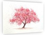 PINK CHERRY BLOSSOM TREE CANVAS PICTURE PRINT WALL ART FRAMED 