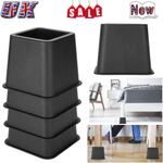 4Pcs Furniture Risers Bed Chair Risers Blocks Elephant Feet Aid Raising Stand