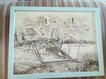 A lovely oil painting depicting halcyon farming by Stanley Cotton