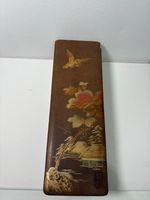 Vintage Japanese Lacqjuer Document Box With Key Working