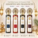 Assorted Dubai Air Freshener Safaa Bundle 4 x 300ml  Luxury Scent Long Lasting