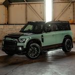 FOR LAND ROVER DEFENDER 110 L663 20-25 GLOSS BLK WHEEL ARCHES FENDER FLARE TRIMS