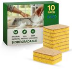 Cleaning Sponge Washing up Eco friendly Sponge Biodegradable For Dish 10 Pack