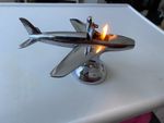 Dunhill chrome jet plane lighter