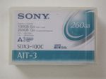 Sony AIT3/AIT-3 Data Tape/Cartridge 100/260GB SDX3-100C Remote 64k Memory NEW