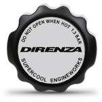 DIRENZA BLACK 1.3 BAR ROUND RADIATOR CAP UNIVERSAL PERFORMANCE COOLING